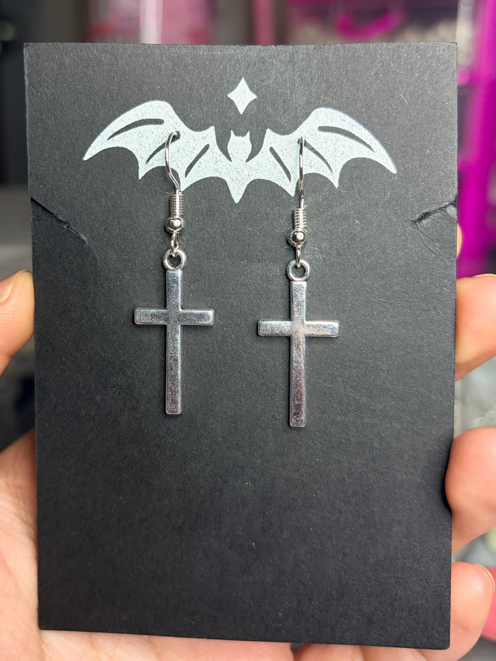 Aretes Cruz Minimalista