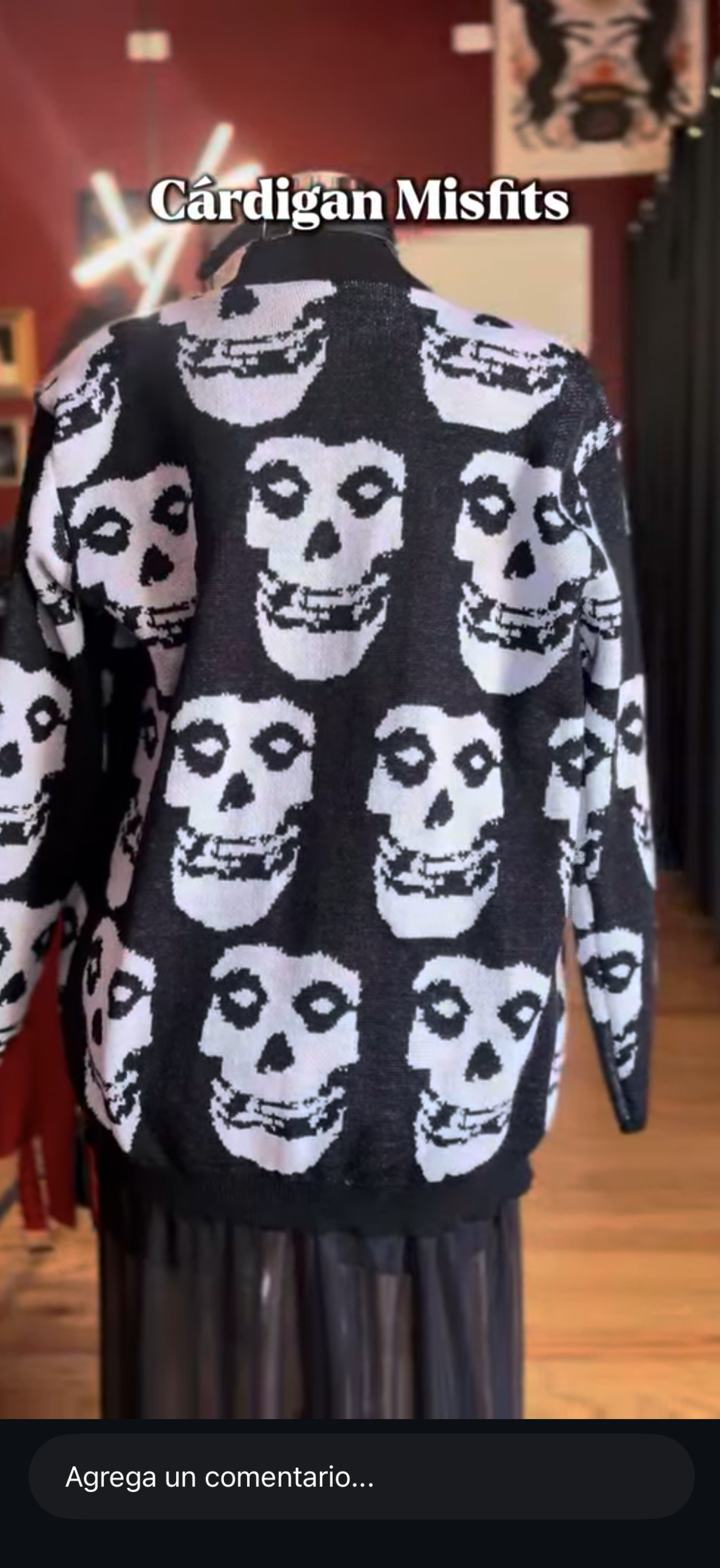 Cardigan Abierto Misfits - Imagen 2