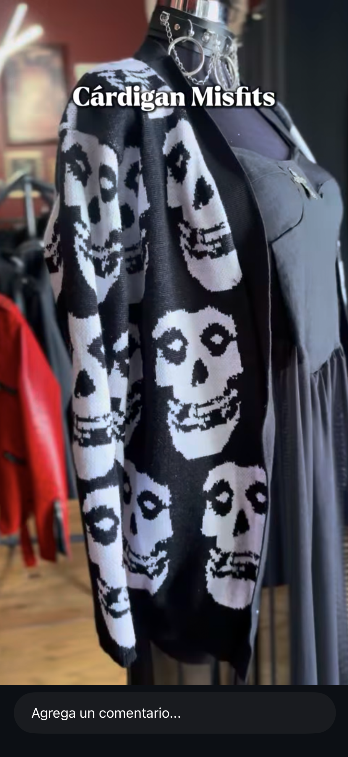 Cardigan Abierto Misfits - Imagen 3
