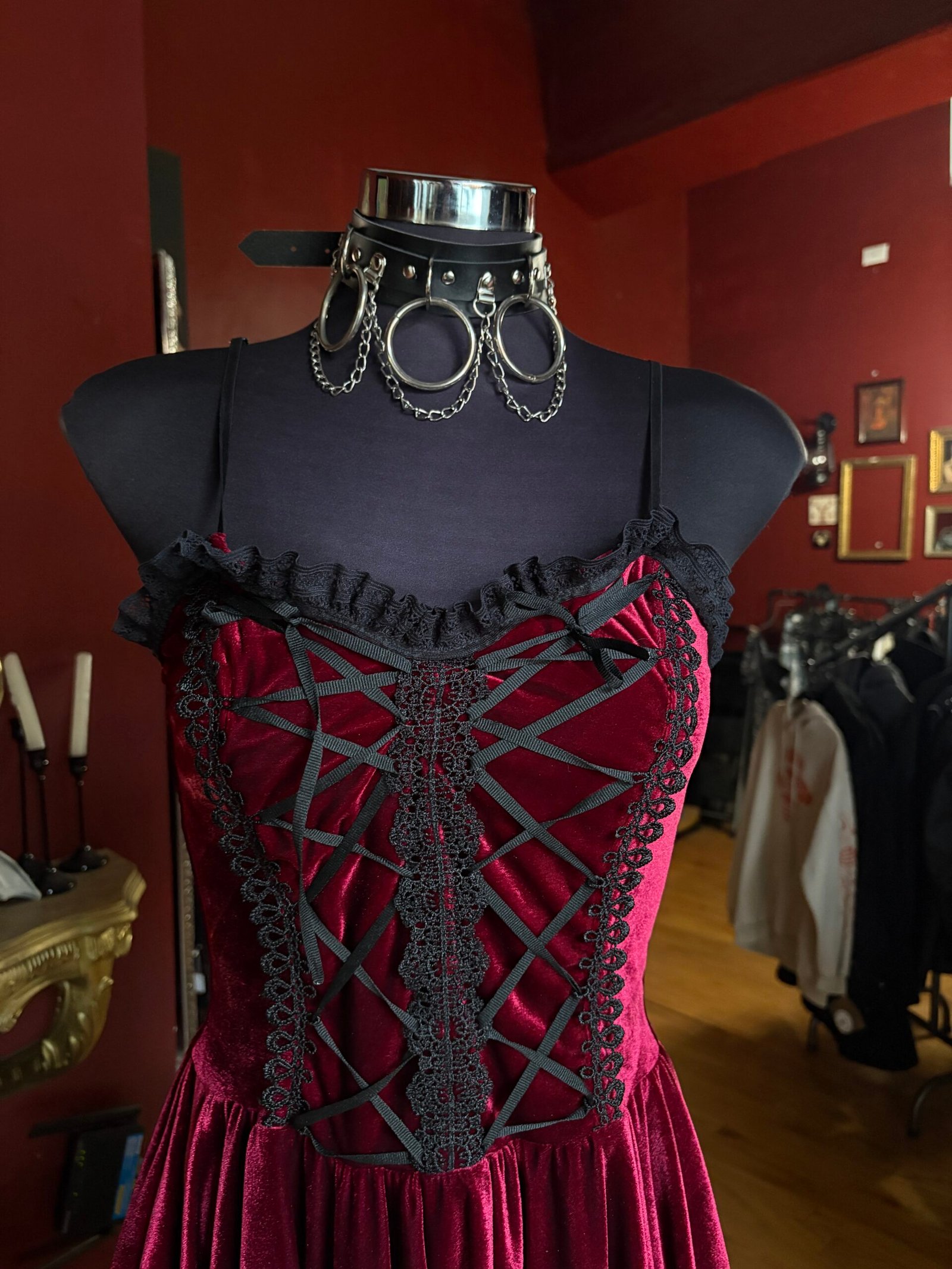 Vestido Chiara Vino - Imagen 2