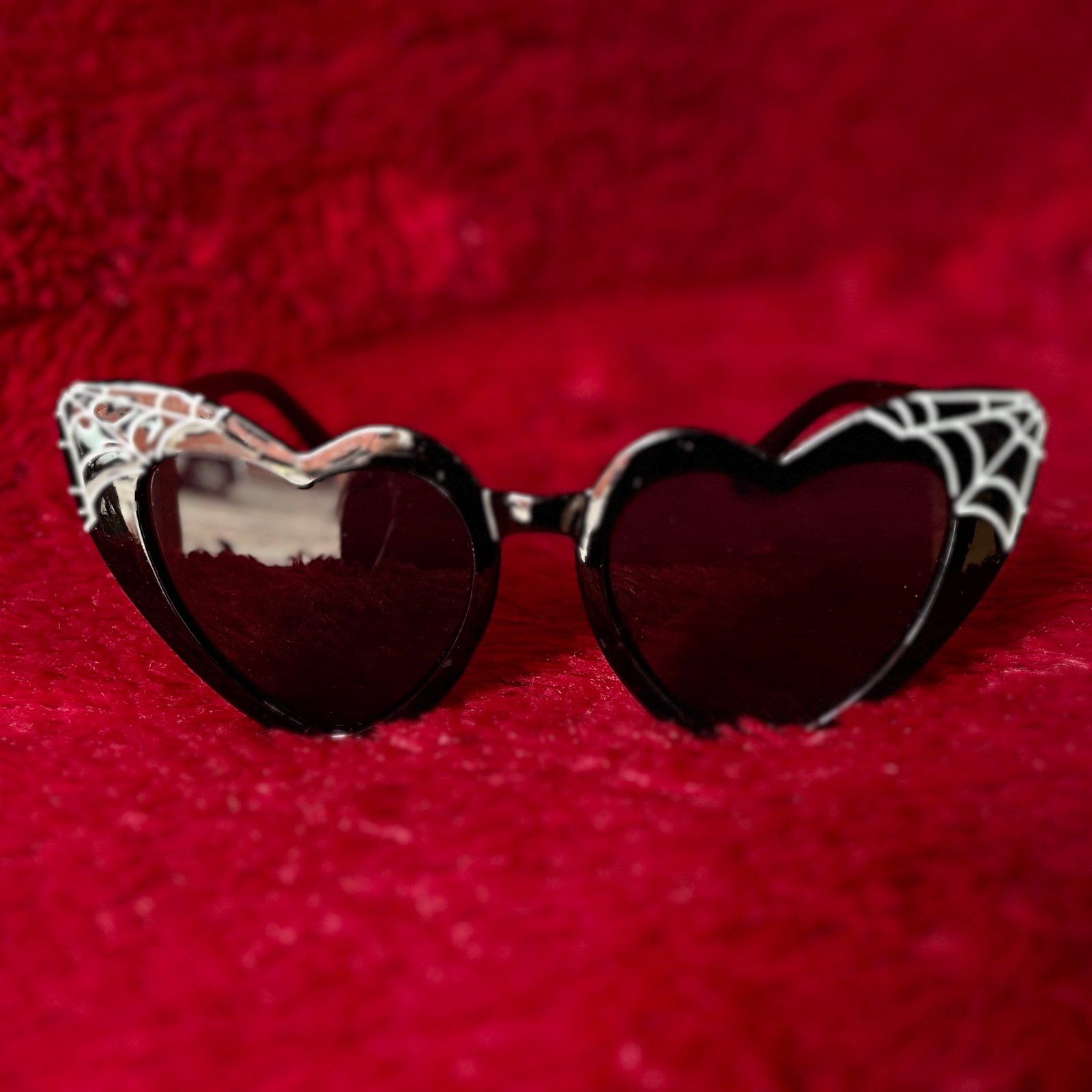 Lentes Corazón Spiderweb - Imagen 2