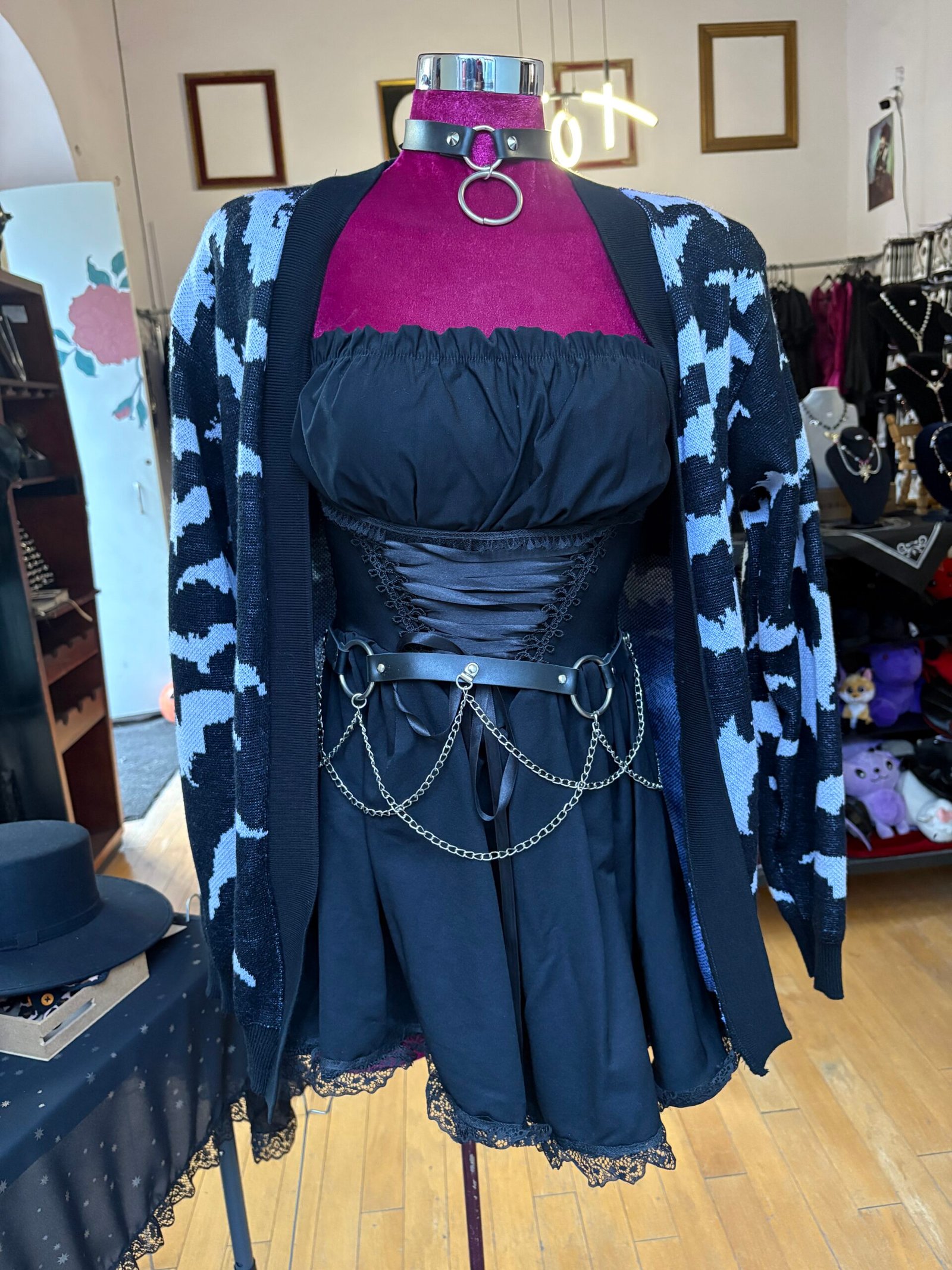 Cardigan Abierto Murciélagos