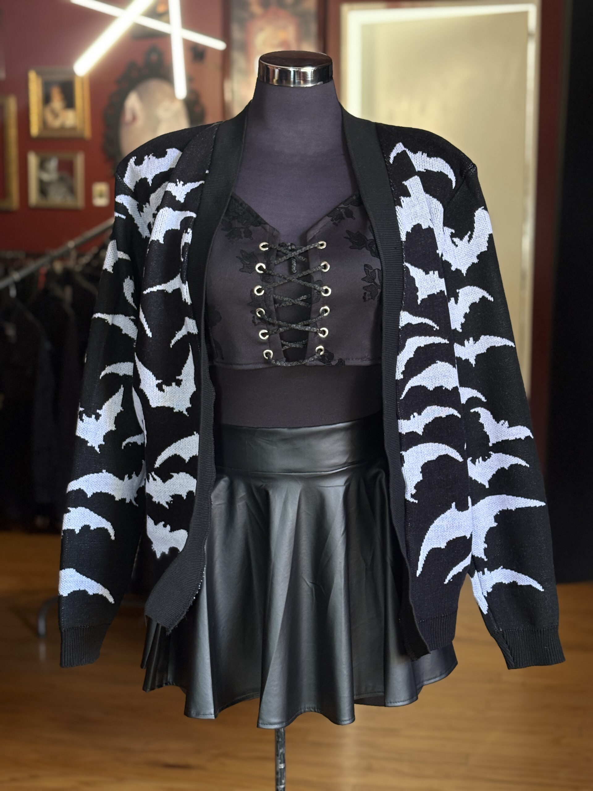 Cardigan Abierto Murciélagos - Imagen 3