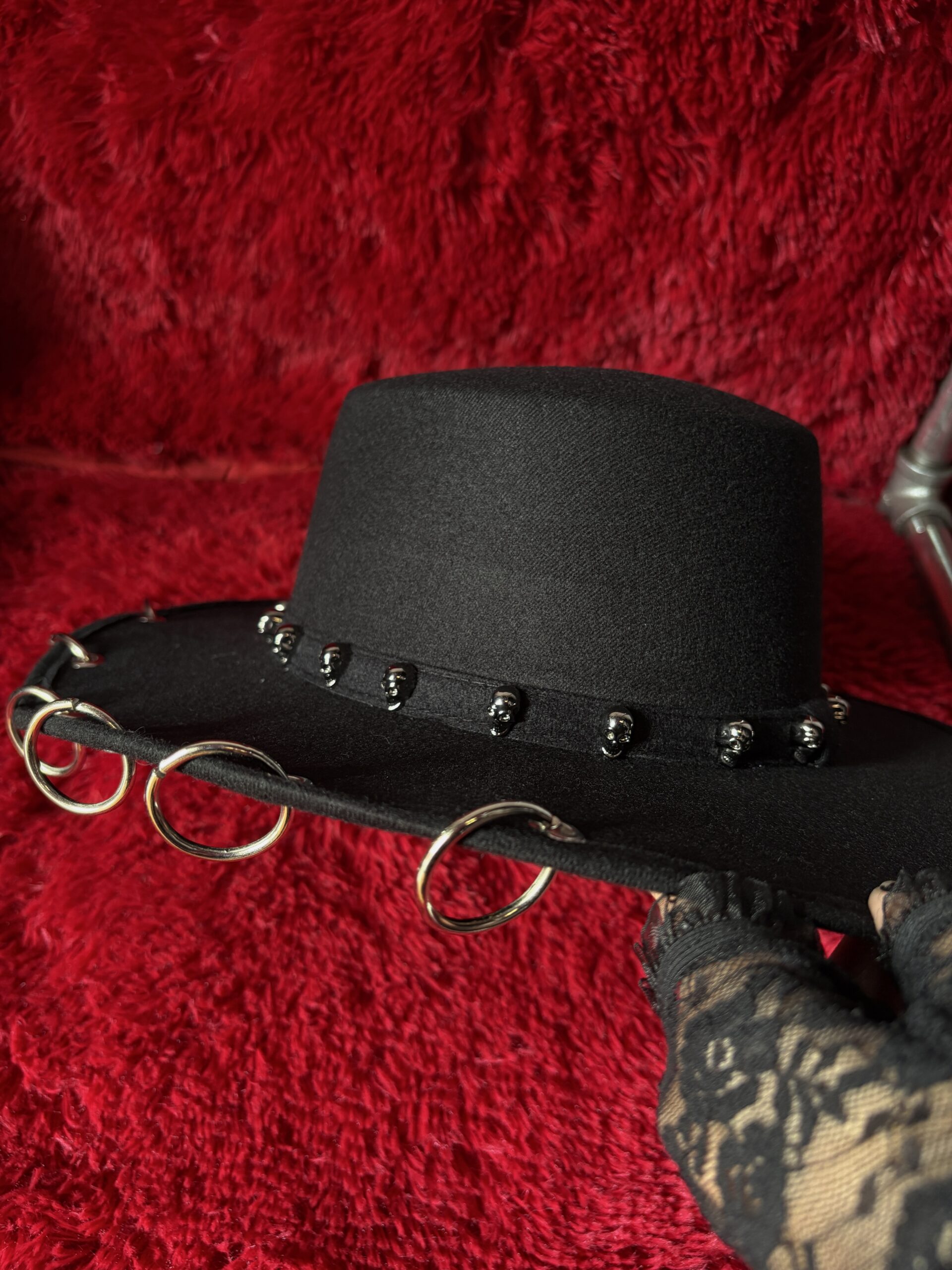 Sombrero Cordobés Ala Plana con Aros - Imagen 2