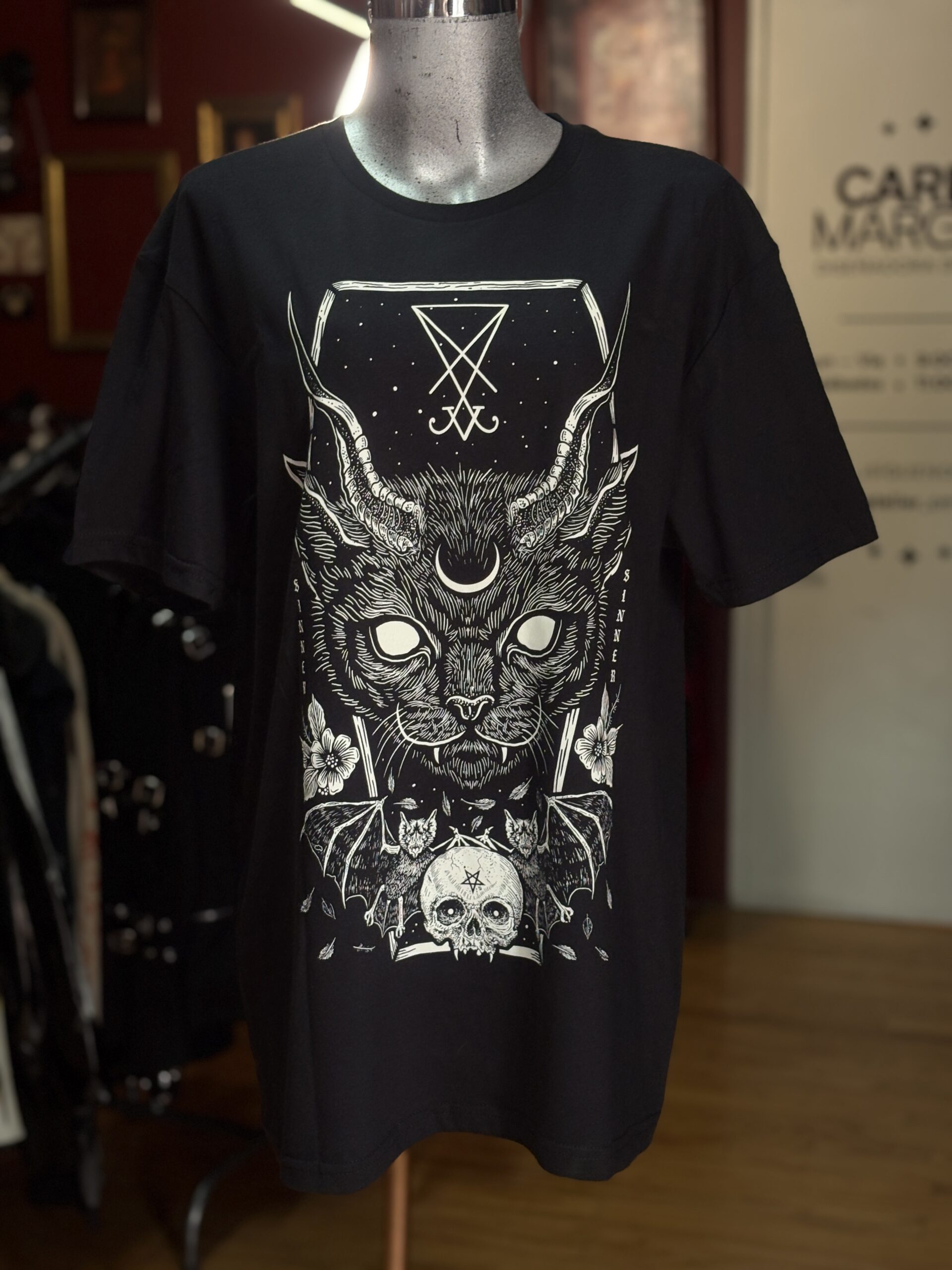 Playera Gato Satanic - Dr. Horror