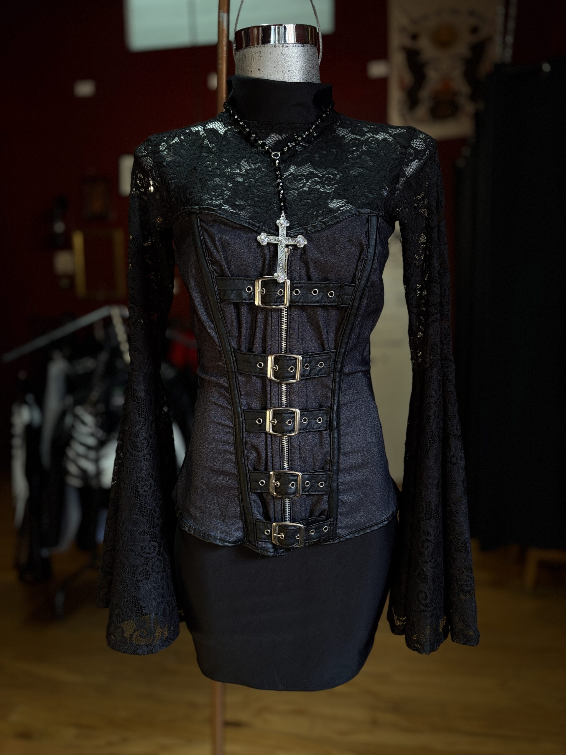 Denim Corset
